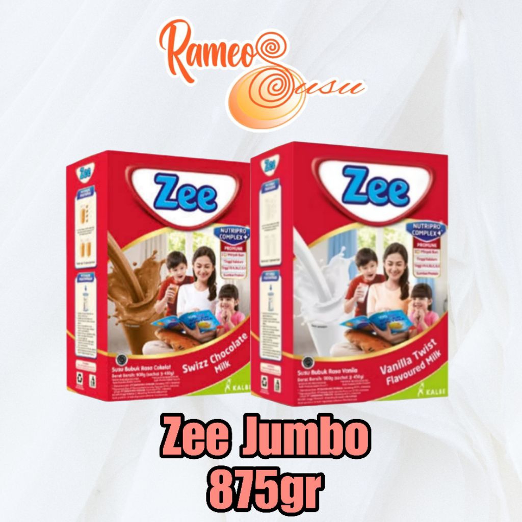 

Zee 875 Gram Rasa Vanila dan Coklat