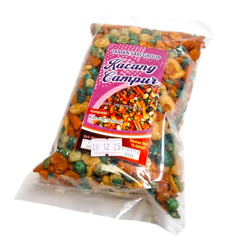 

Kacang Campur Mix Gurih Renyah Makanan Instan Kacang Siap Makan