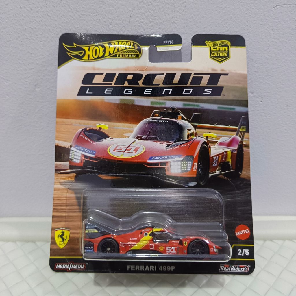 Hot Wheels Premium Ferrari 499P Circuit Legends