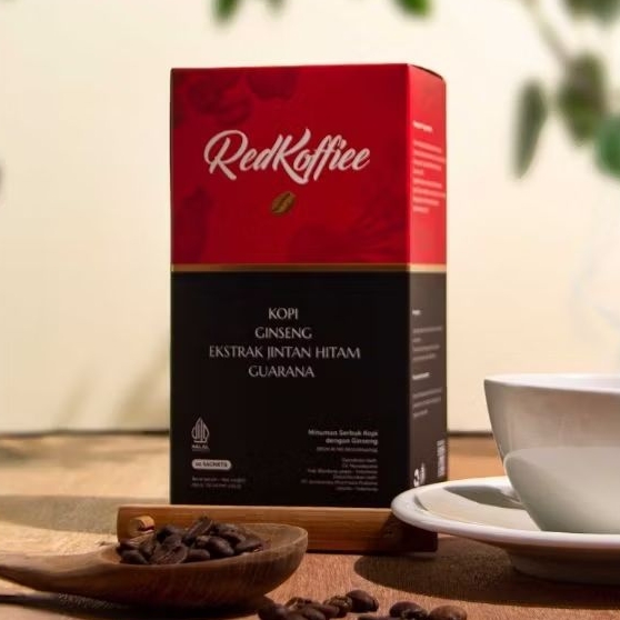 

Kopi Merah Red koffie (1 box = 10 sachet)