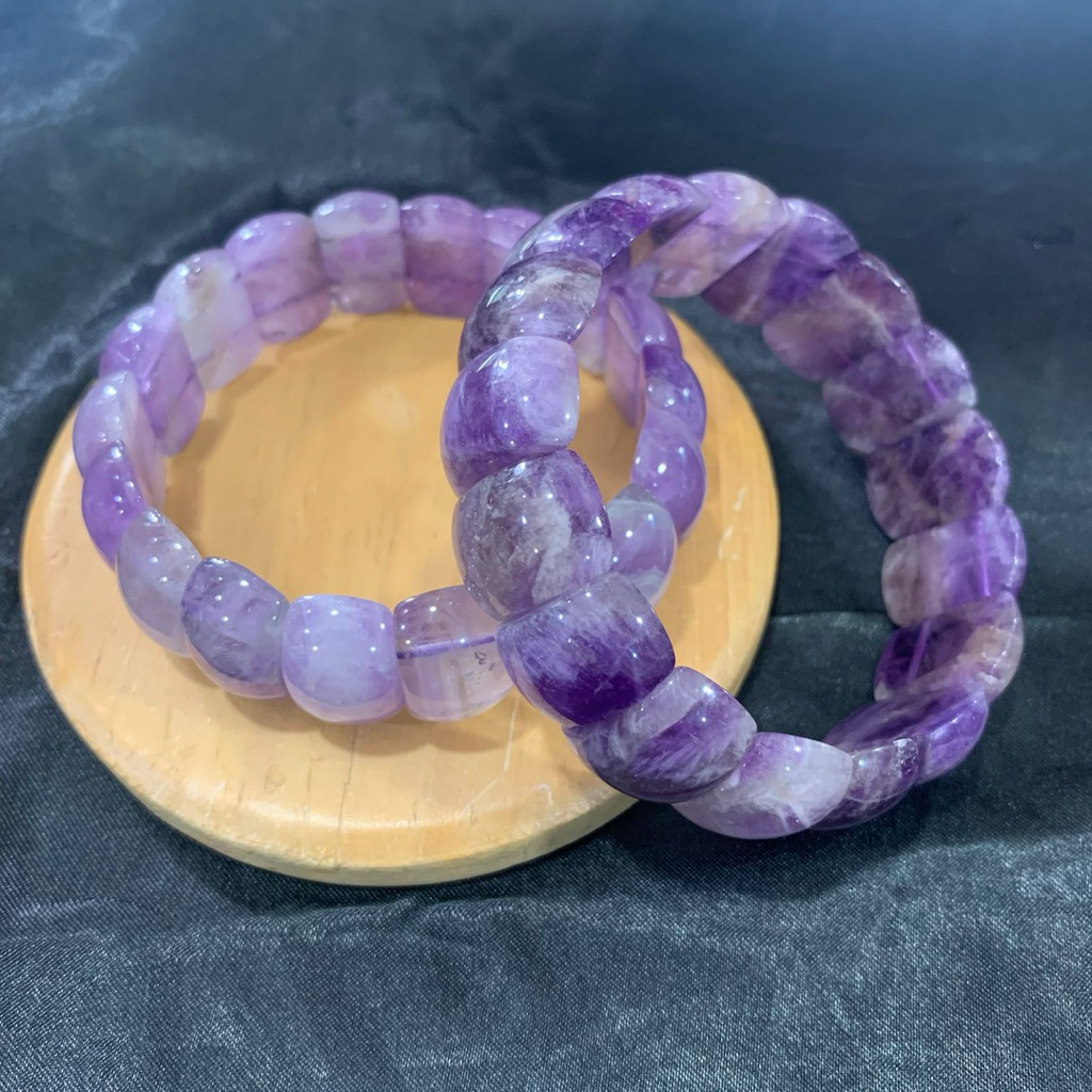 GBT1180 Gelang Batu Kecubung/Gelang kecubung Asli