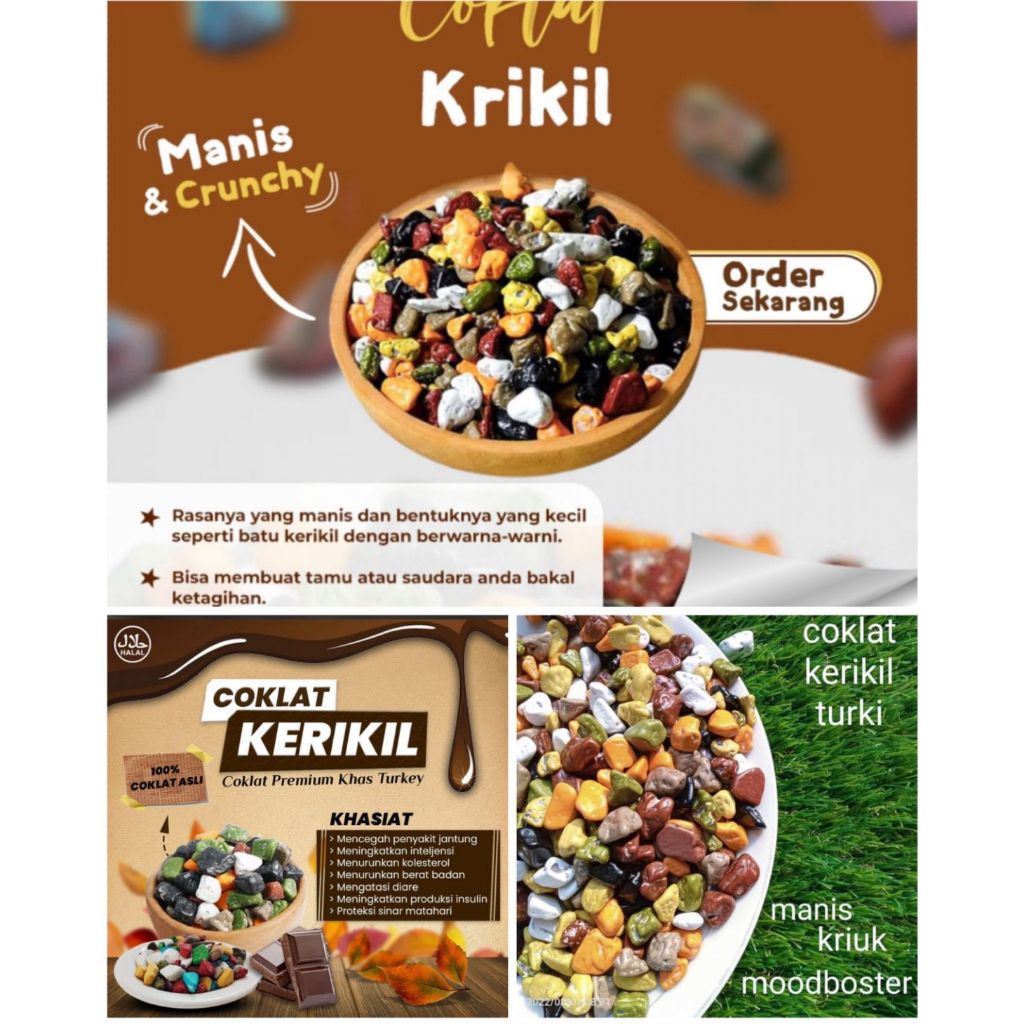 

Cokelat Kerikil 500gr Coklat Arab Cokelat Batu Khas Turki Arabian Food Oleh-oleh Haji dan Umroh