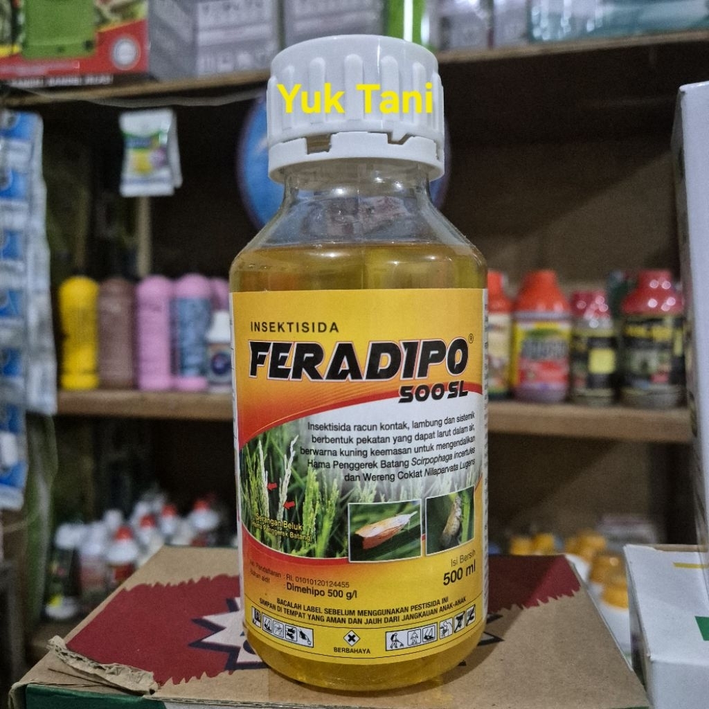 Insektisida Feradipo 500SL kemasan 500ml, Bahan Aktif Dimehipo 500g/l
