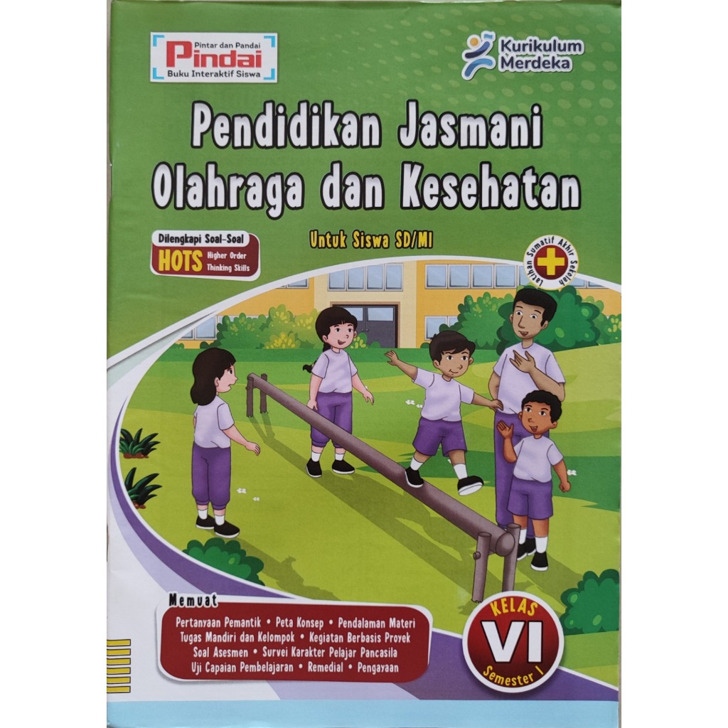 LKS PINDAI Pendidikan Jasmani PJOK Kelas 6 SD/MI Edisi 2025