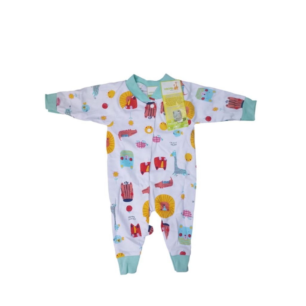 Baju Bayi New Born overall Merk Velvet Oblong Buka Kaki