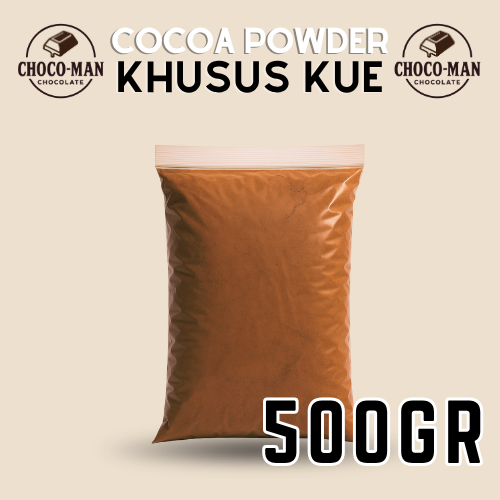 

Chocoman - Coklat Bubuk 500gr - Cocoa Powder Murni Tanpa Gula - Cokelat bubuk Khusus olahan Kue - Tidak bisa untuk minuman