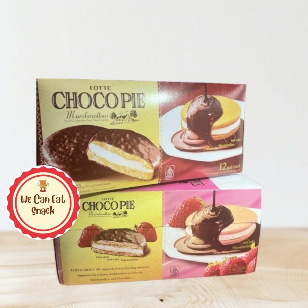 

Lotte Choco Pie Marshmallow All Varian Box (isi 12 Pcs)