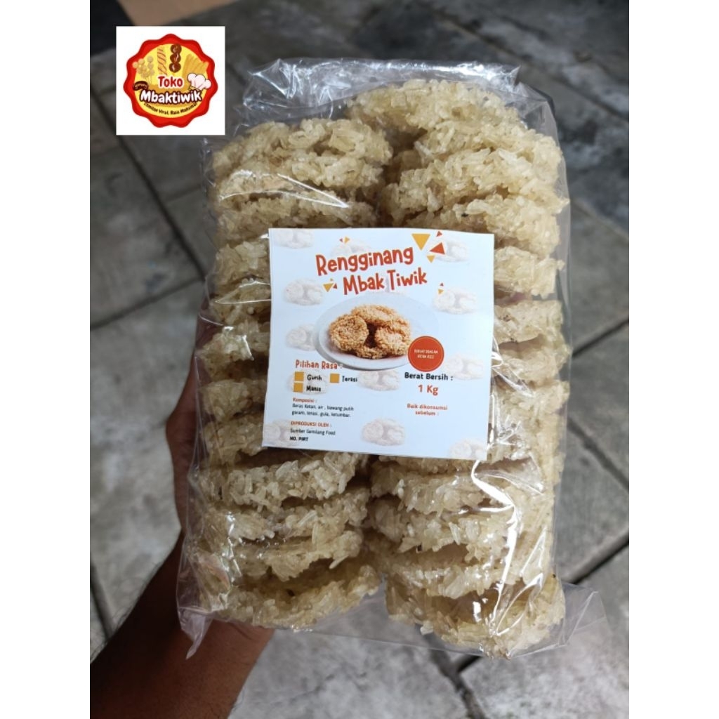 

rengginang ketan 1kg isi 50 keping rengginang ketan putih mentah 1 kg isi 50 keping ukur sedang