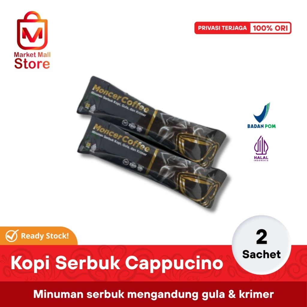 

(2 Sachet) Monncerr Coffee Original Kopi Pilihan Pria Sejati