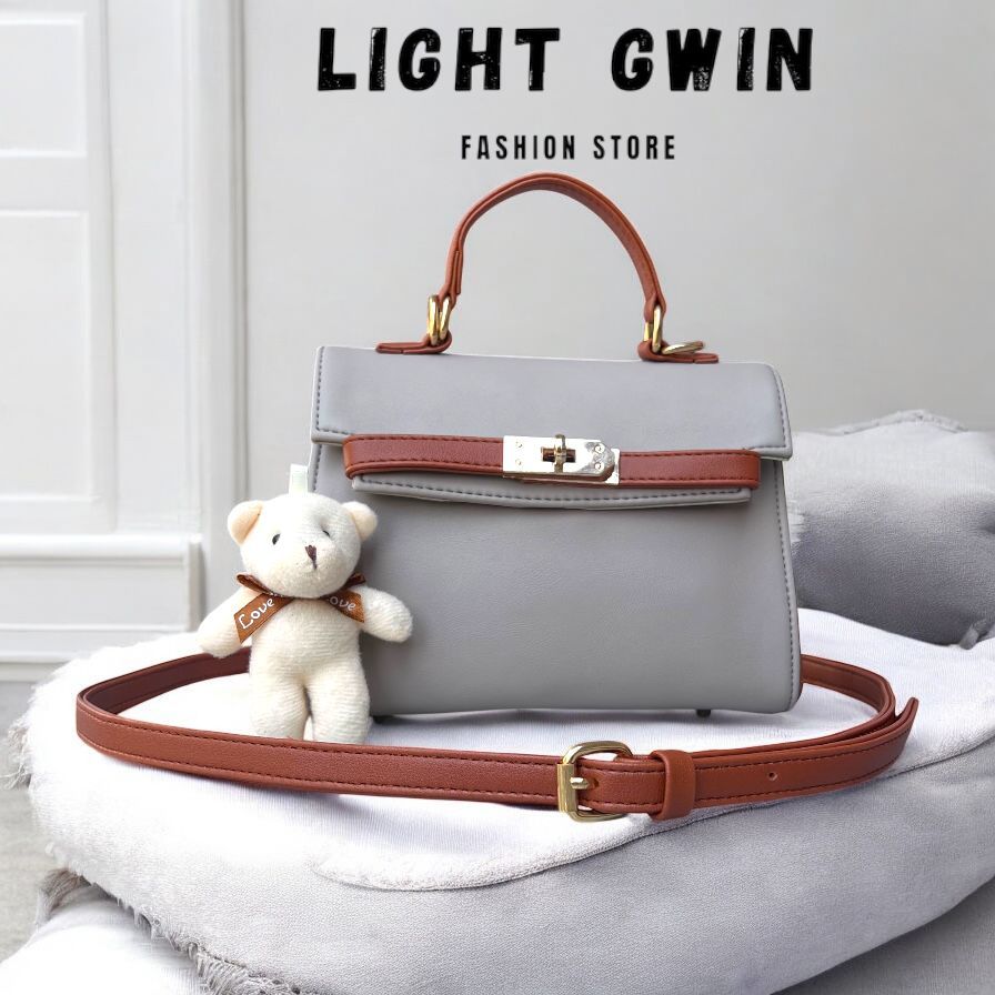 Light gwin tas wanita kely premium-Tas selempang wanita size 22cm-Tas pesta-Tas cewek ABG