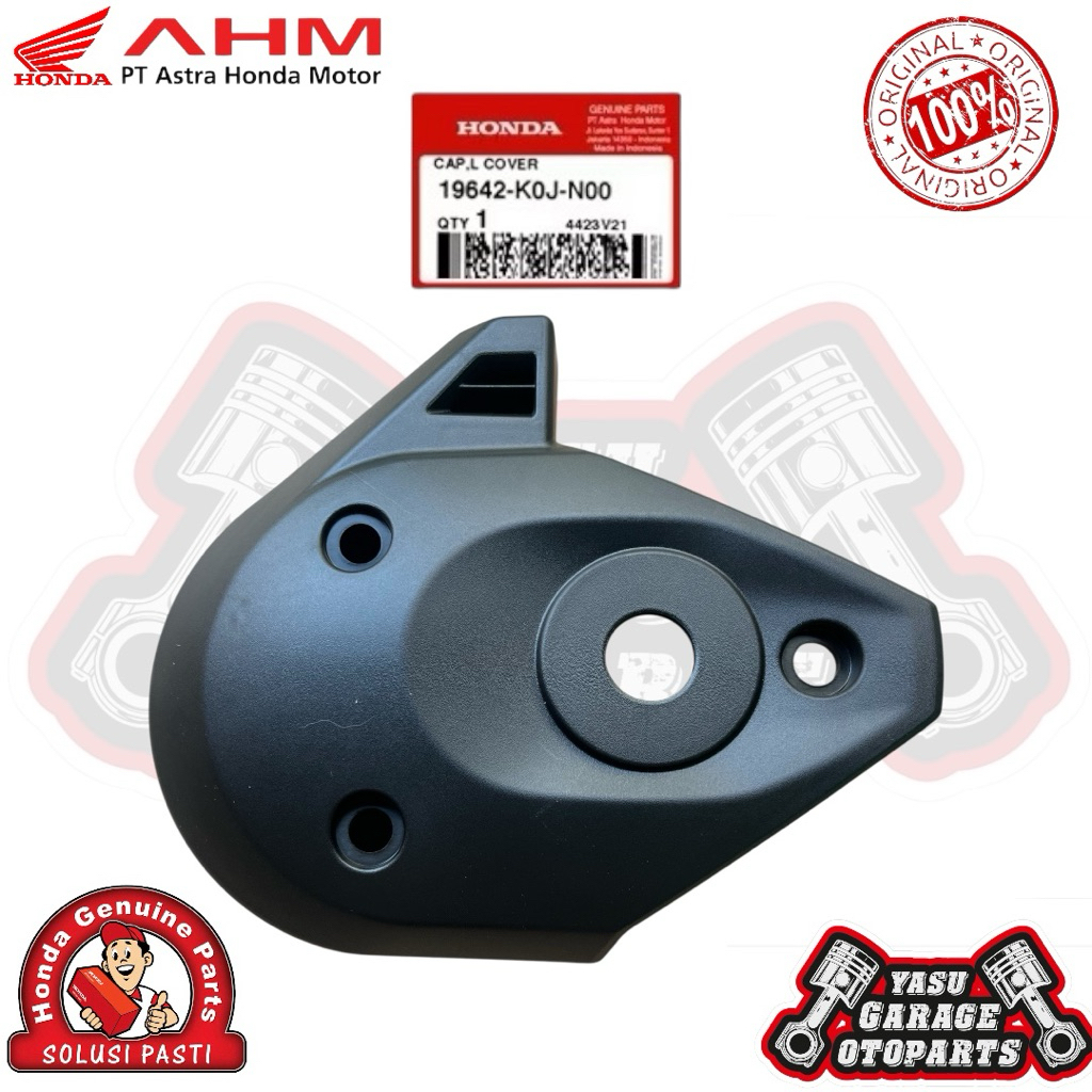 19642-K0J-N00 COVER KEONG TUTUP BLOK BAK CVT GENIO SCOOPY BEAT DELUXE STREET 2019 - 2022 ORI AHM
