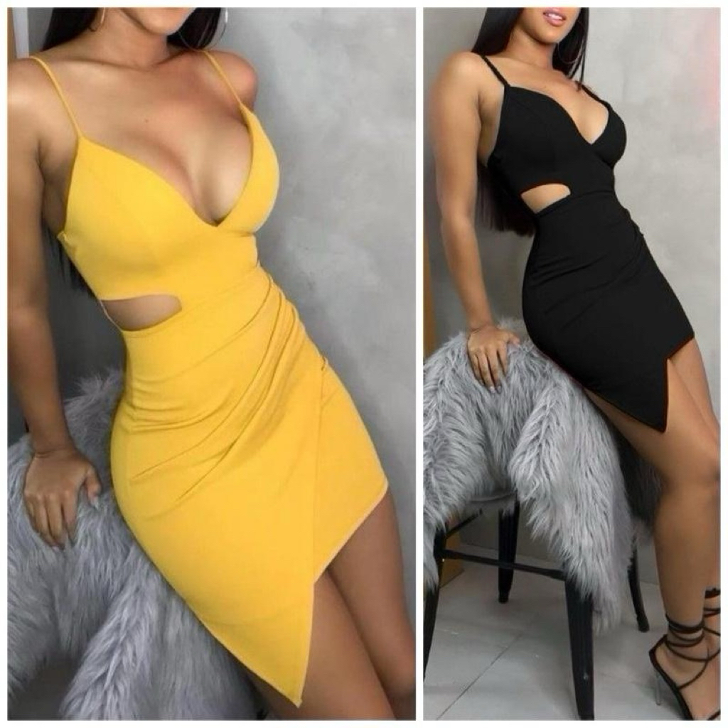 MILEN DRESS SEXY CUT/PARTY DRESS/BAJU FASHION CEWEK MODIS