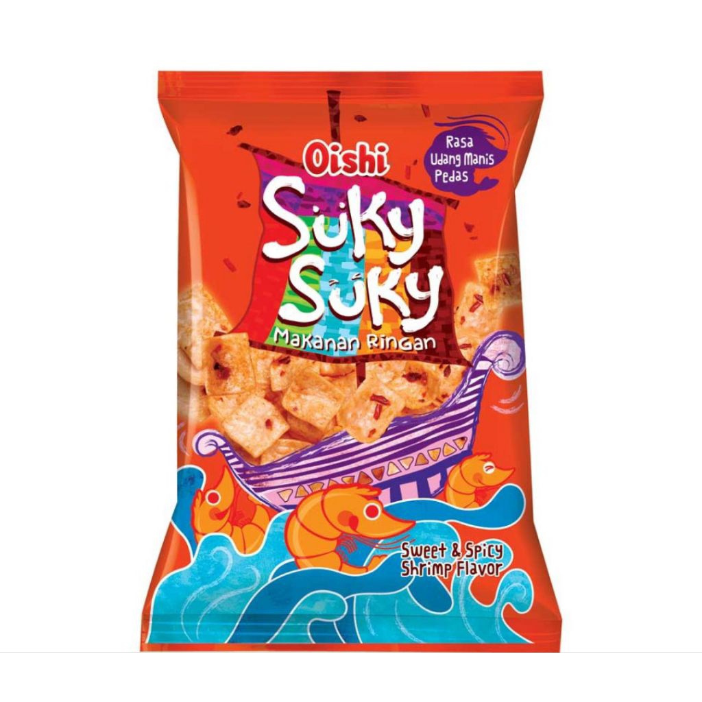 

Oishi Suky Suky Udang Manis Pedas 60 gr