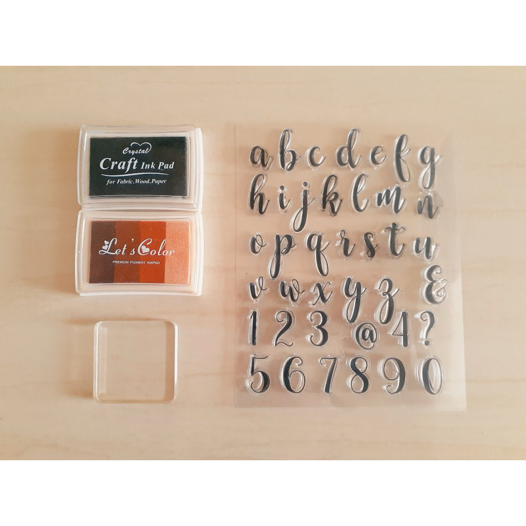 

EMBOSSER HURUF FONDANT 2/ Alat cetakan stamp dekorasi kue/ stempel huruf kecil alfabet/ besar/ kapital/ angka clay cookies