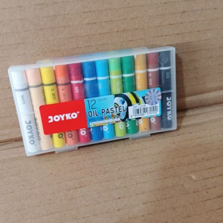 

Oil Pastel Joyko 12 Warna OP-12CR