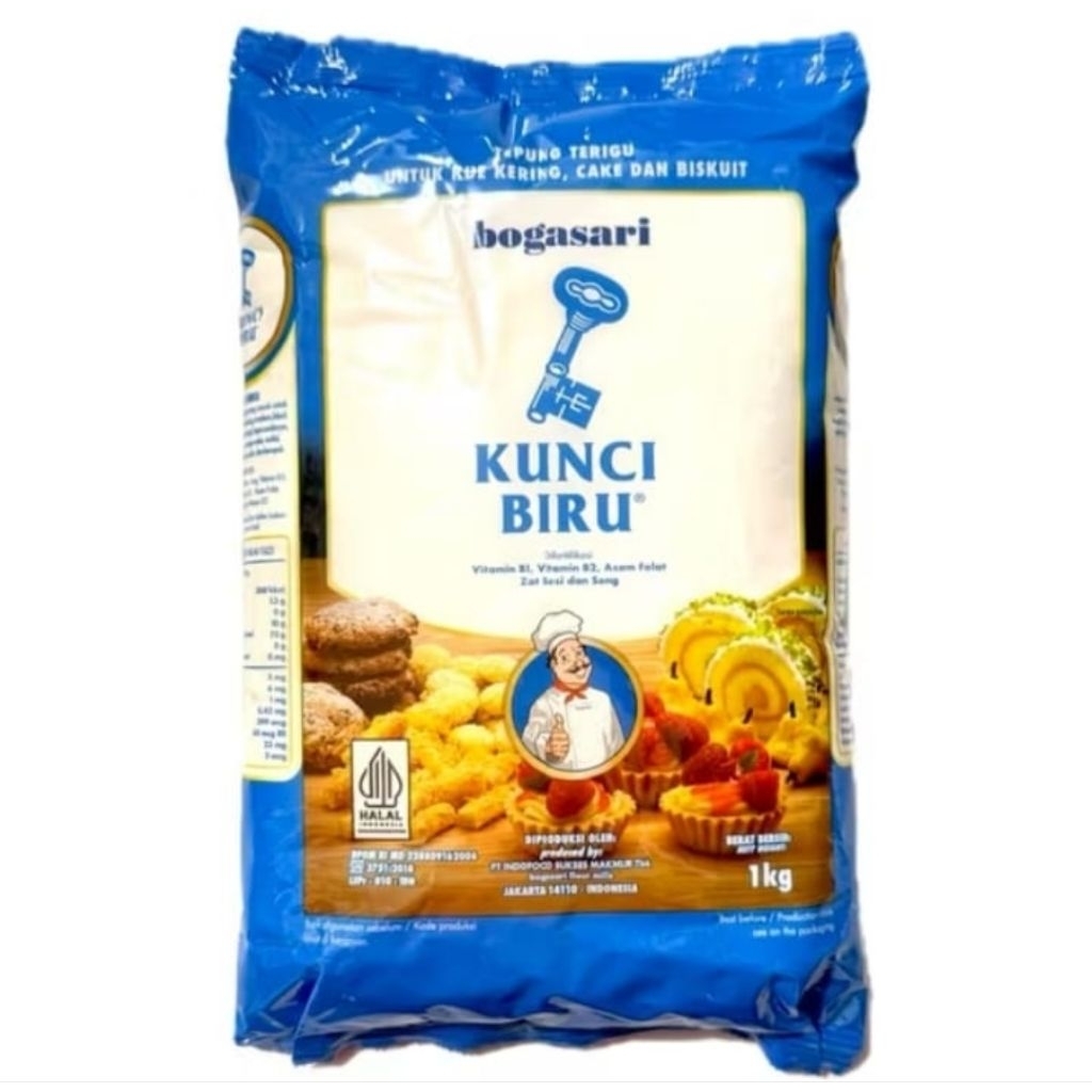 

Tepung Terigu Kunci Biru 1 Kg
