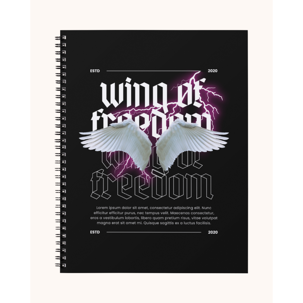 

Notebook Reflektif A5 Spiral – 50 Halaman Hitam Putih | HVS 80gsm & 100gsm – Wing of Freedom