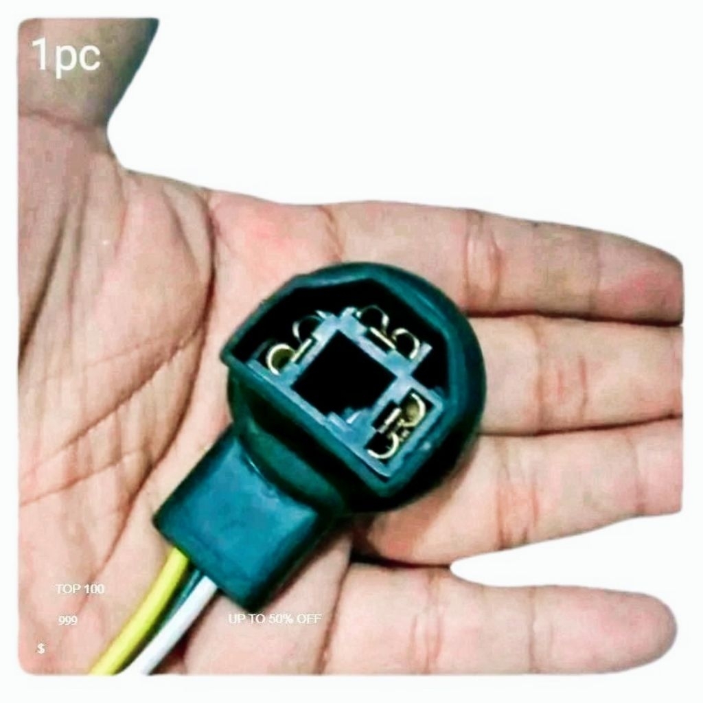 FITING Lampu H4 Soket Lampu Utama Motor Hd