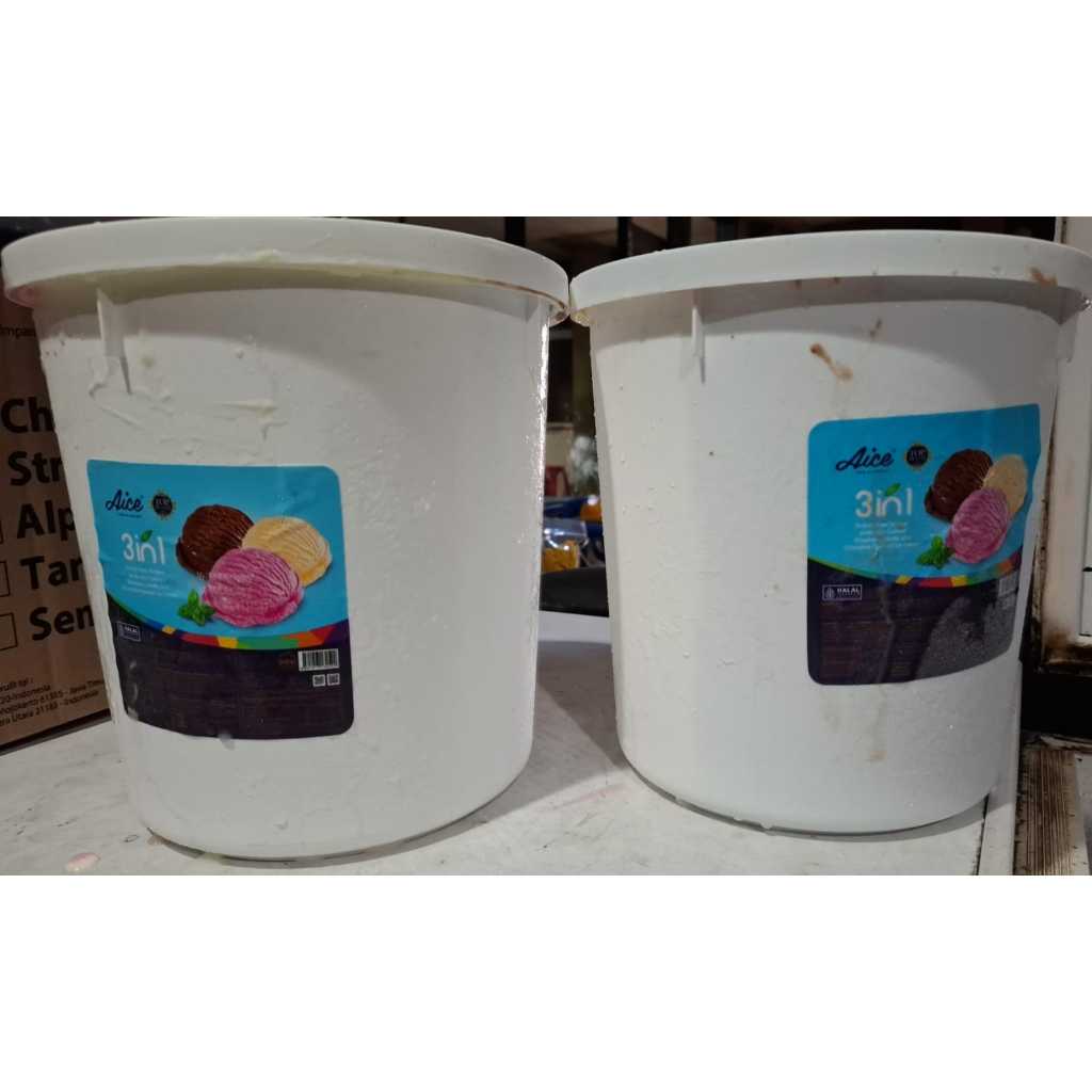 aice 3 in1  es krim aice 3 in 1 8 liter exp 18 juli 2025
