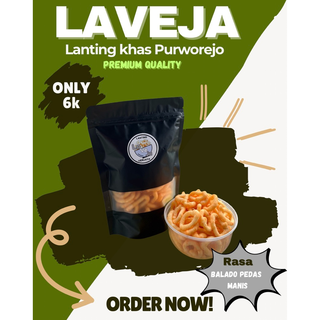 

LANTING KETELA PREMIUM KHAS PURWOREJO RASA BALADO PEDAS MANIS/ LAVEJA / LANTING JETIS