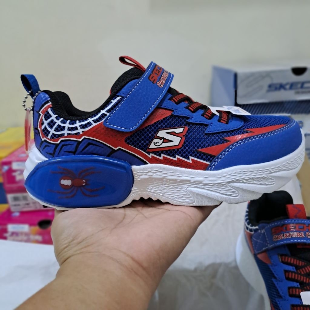 Skechers Kids Creature-Crawlers Blue Red ORIGINAL