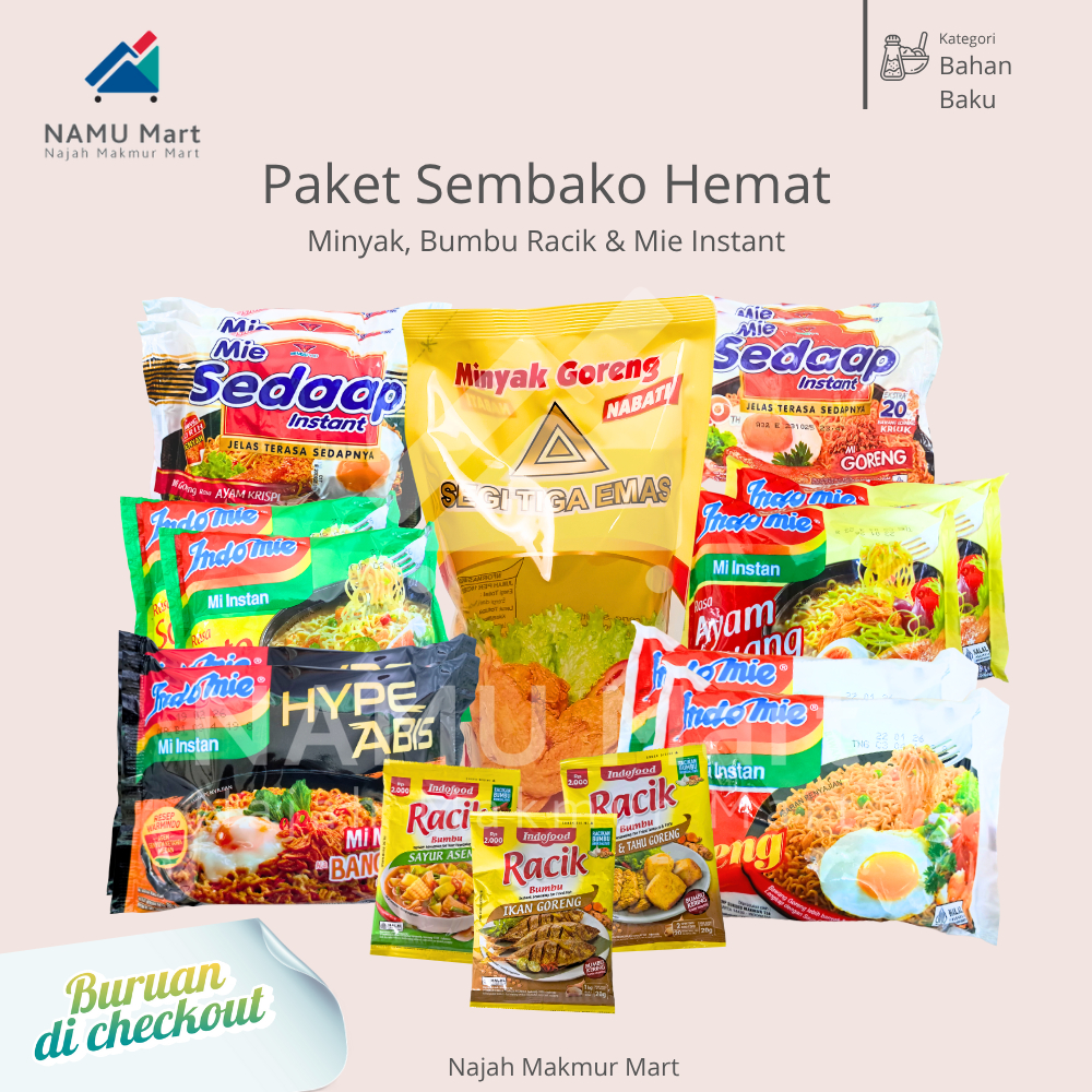 

Paket Gocap Sembako Hemat