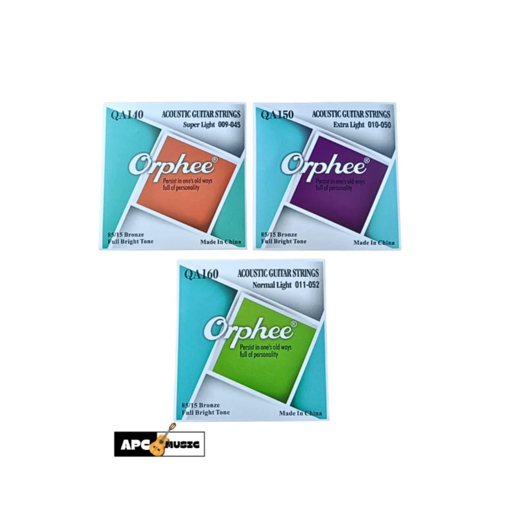 Senar Gitar Orphe QA150 Senar Gitar Akustik Original 1set