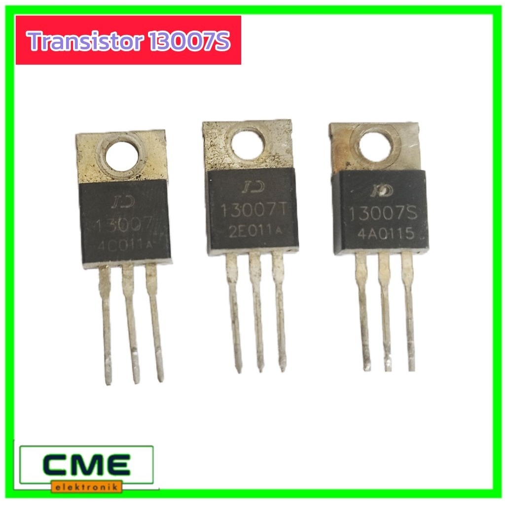 Transistor Tr Lampu Cabutan 13007 / D13007 / MJE13007 / J13007 / Jenis NPN