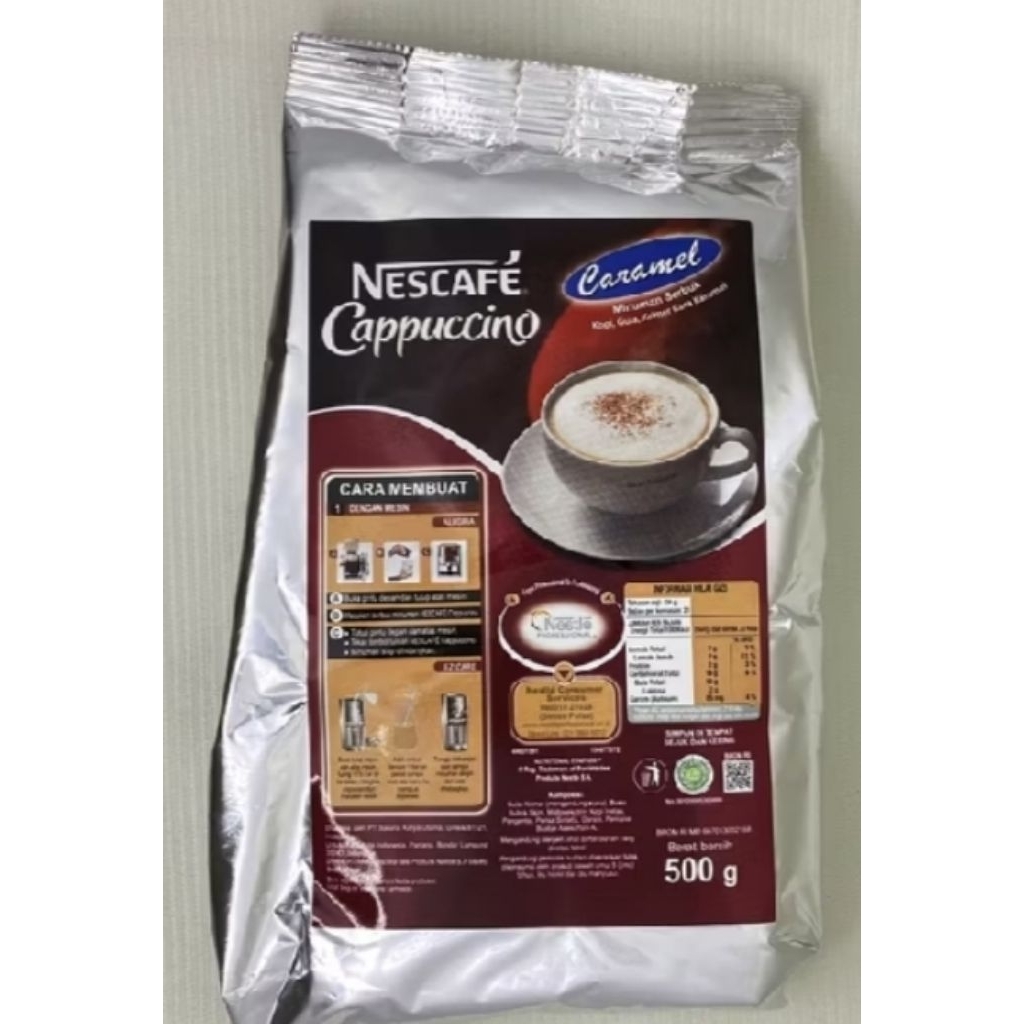 

Nescafe Cappucino caramel flavoured Nestle professional 500gram