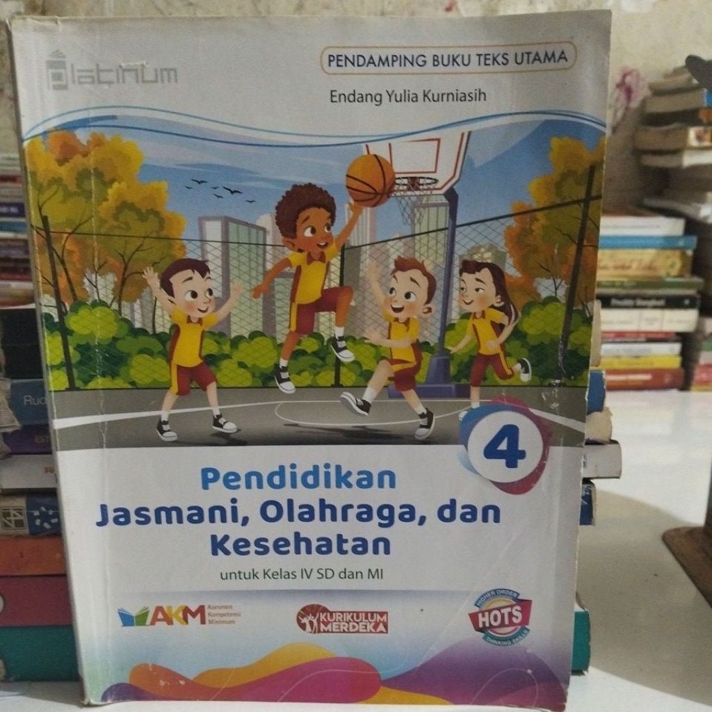 Buku Pendidikan Jasmani, Olahraga, dan Kesehatan ( PJOK) untuk kelas 4 SD dan MI platinum