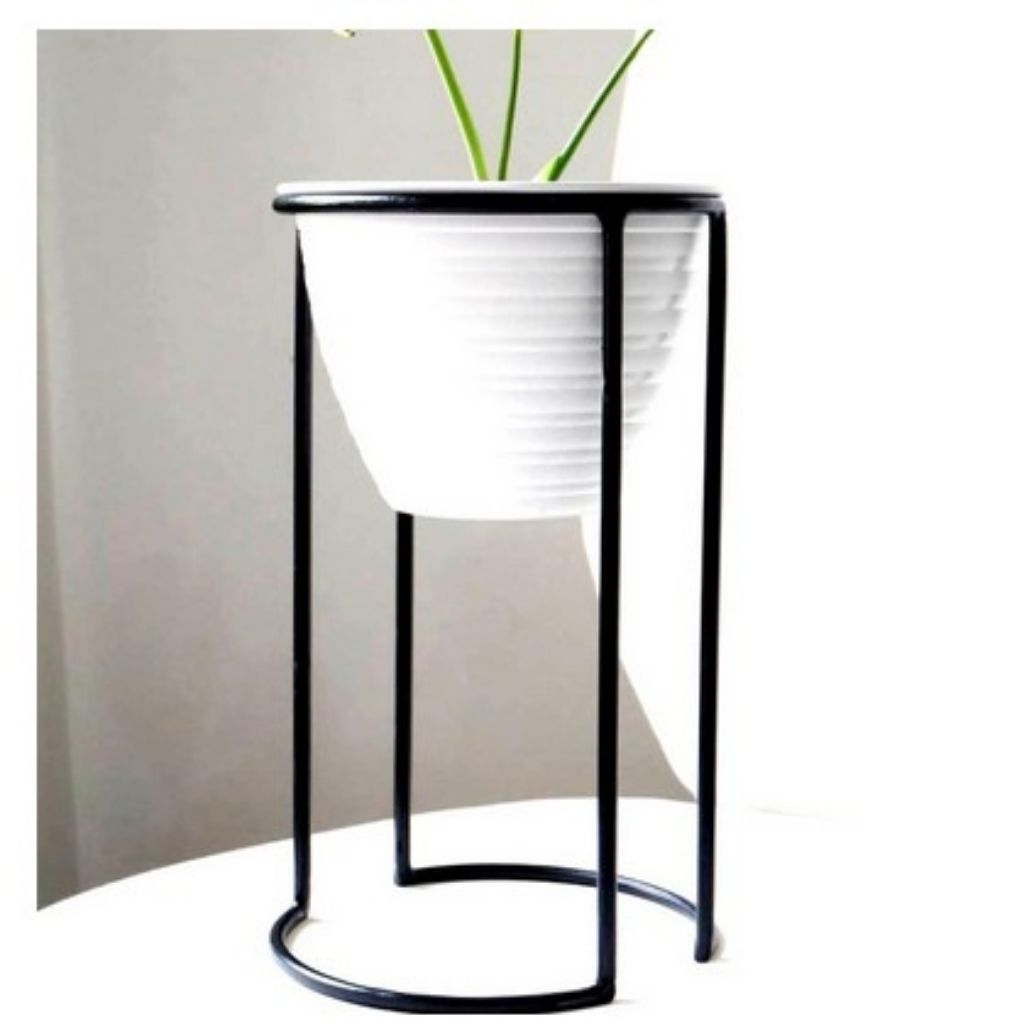 standing pot bunga belah / standing pot bunga besi / standing pot murah