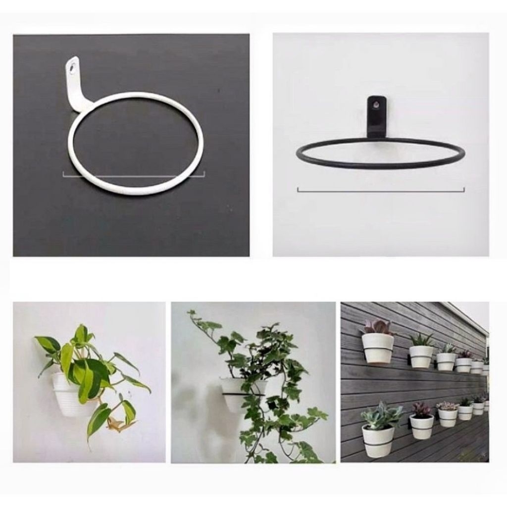 Ring pot bunga tembok/ ring pot tempel dinding  /ring pot bunga tempel