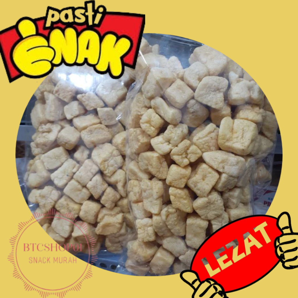 

KRUPUK TAHU BULAN GURIH RENYAH NIKMAT CAMILAN SEHAT