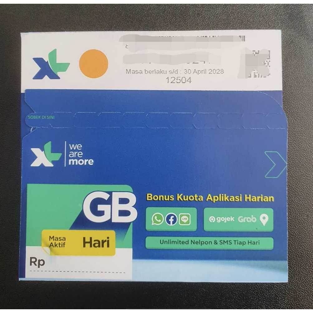 kartu perdana XL 10gb