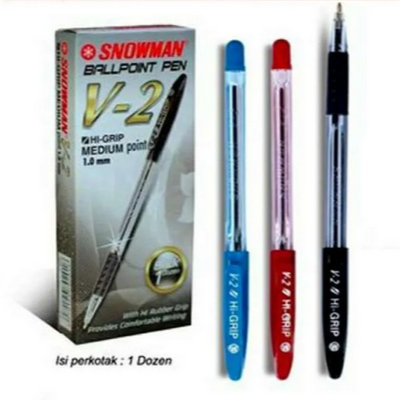 

PULPEN SNOWMAN VISSION-2 1.0 ISI 1 PACK 12 PCS