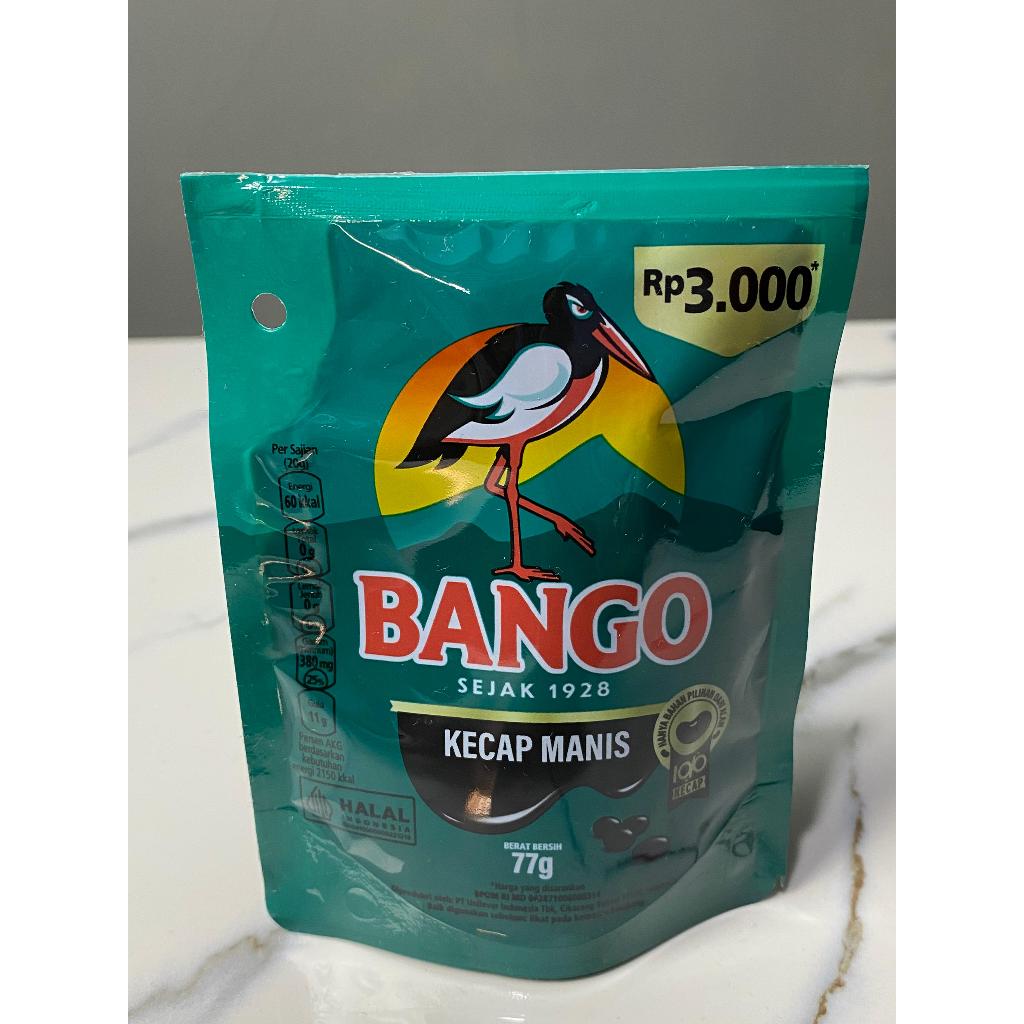 

Kecap Manis Bango 77ml | Kemasan 5pcs, 10pcs & 12pcs | Kecap Manis Bango Kemasan Baru