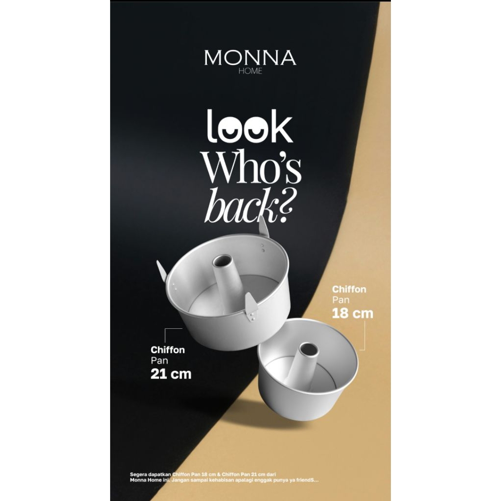 Monna Bakeware Chiffon Pan 21 cm
