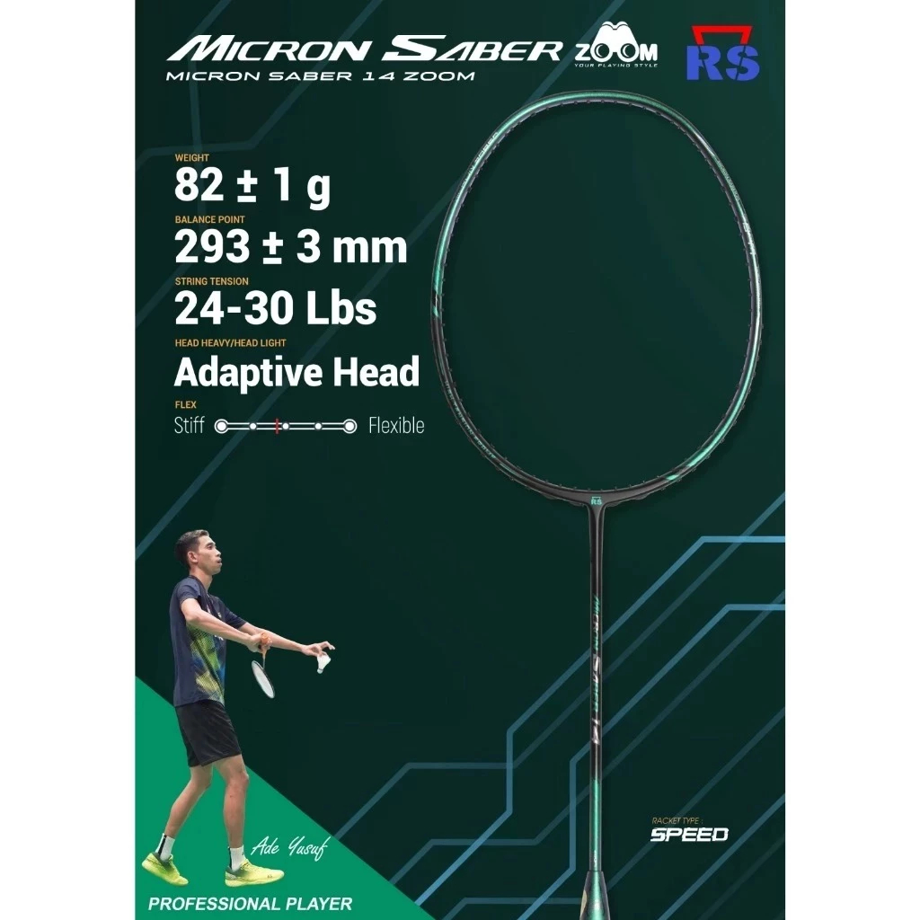 Raket Badminton RS Micron Saber 14