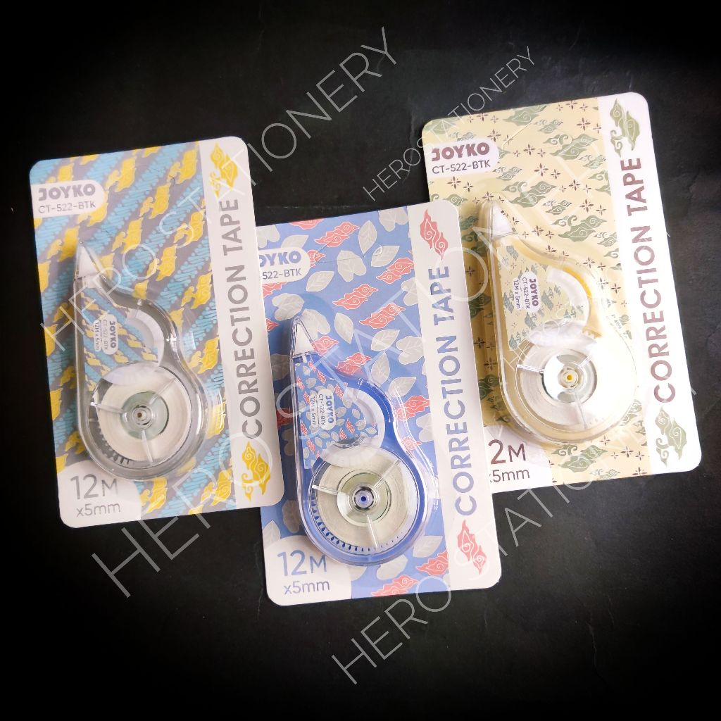 

Correction tape joyko motif batik long 12 m CT-522 BTK