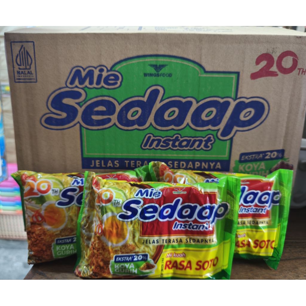 

Mie sedap kuah rasa Soto