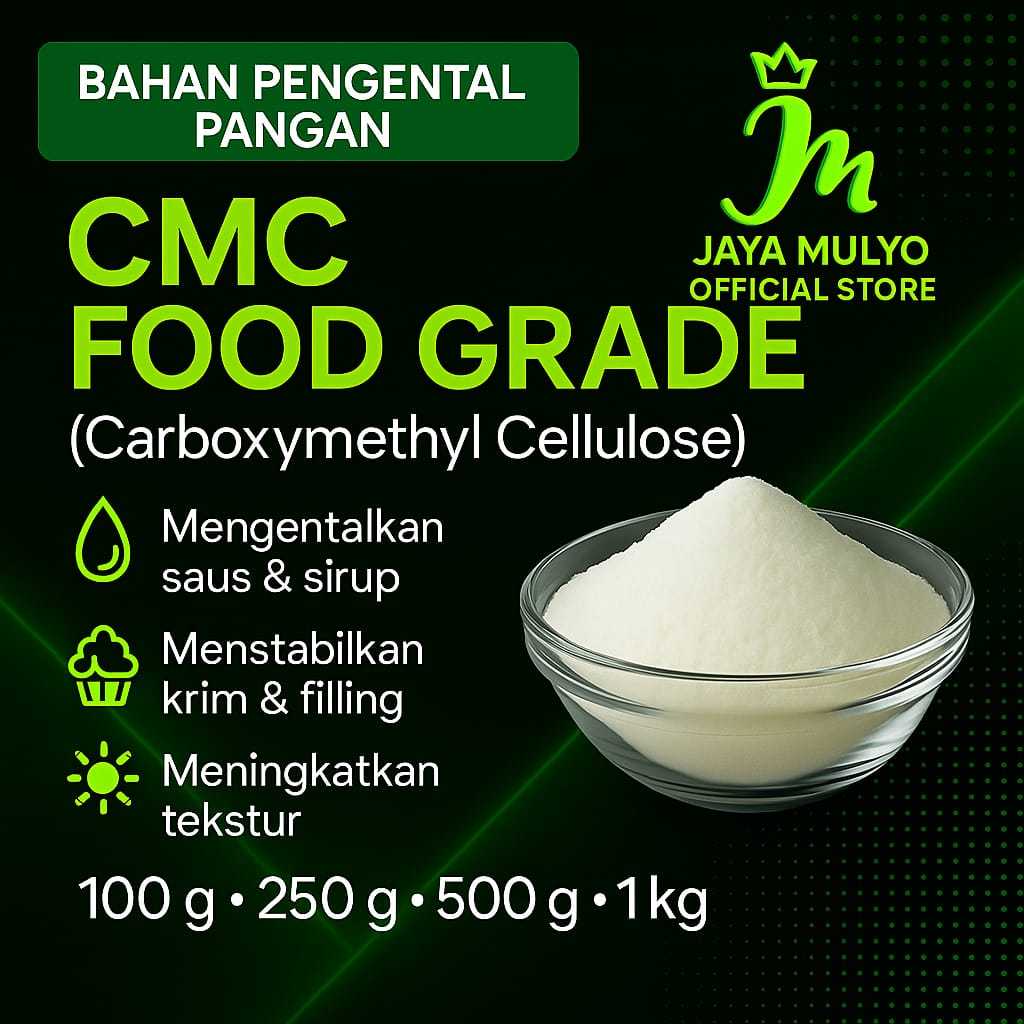 

CMC Foodgrade 1Kg / Sodium Carboxymethyl Cellulose / CMC FH 3000