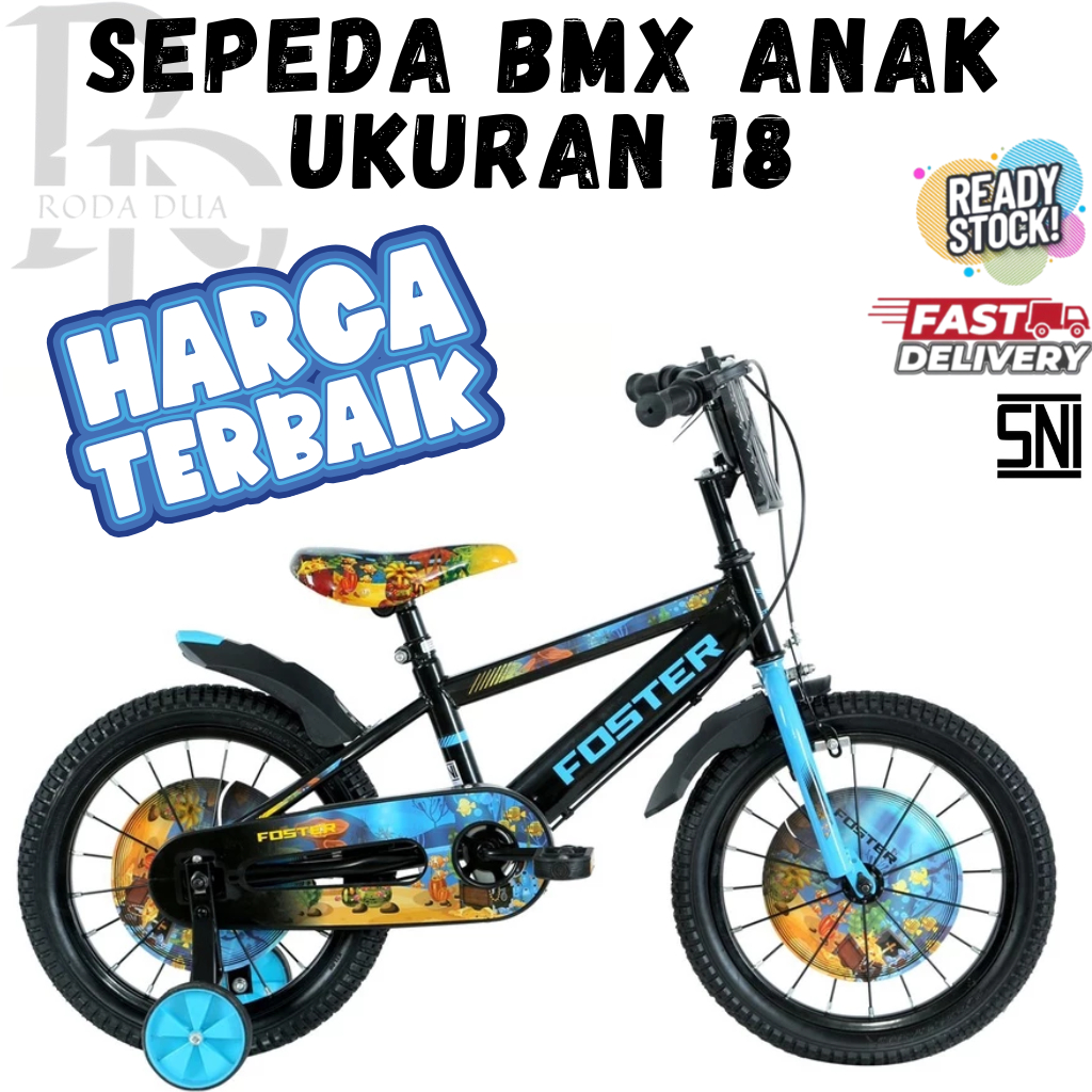 SEPEDA BMX ANAK UKURAN 18" FOSTER 5505-1