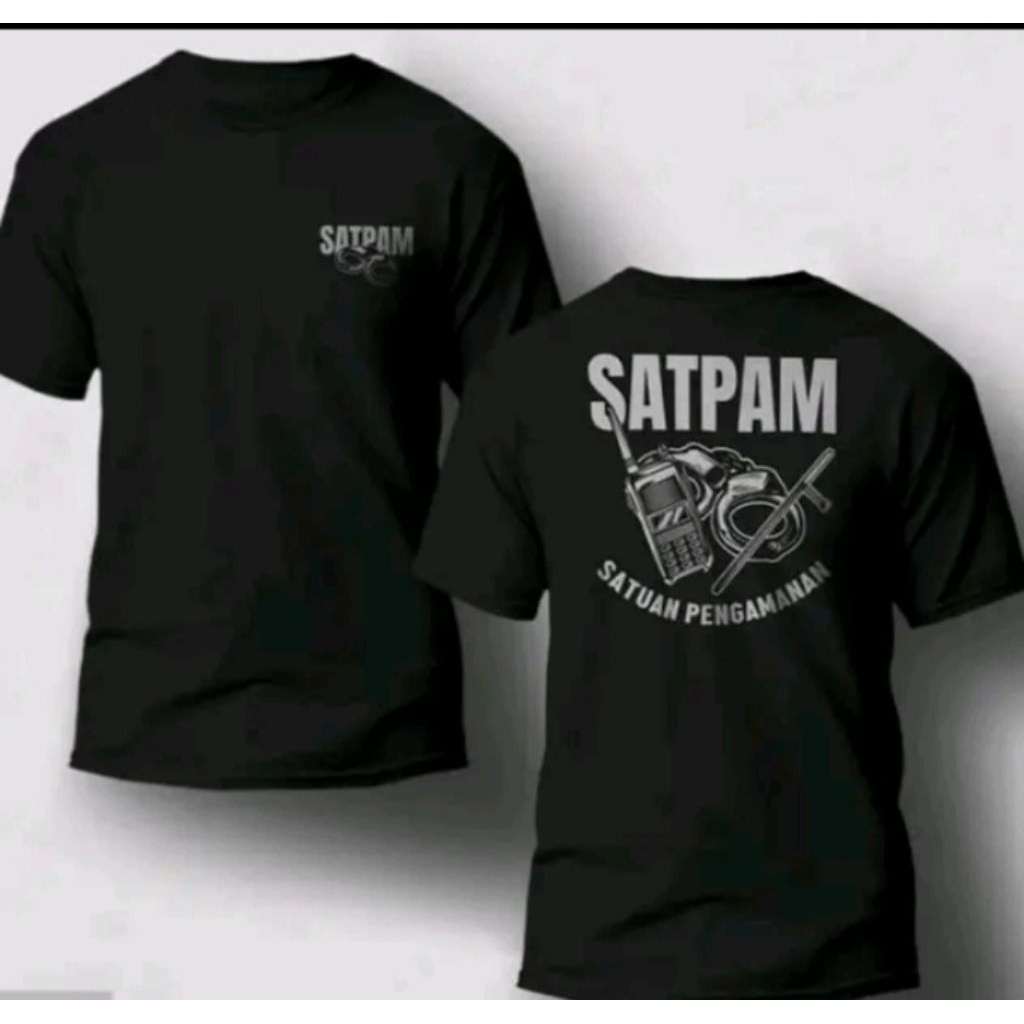 Kaos T shirt Satpam Satuan pengaman
