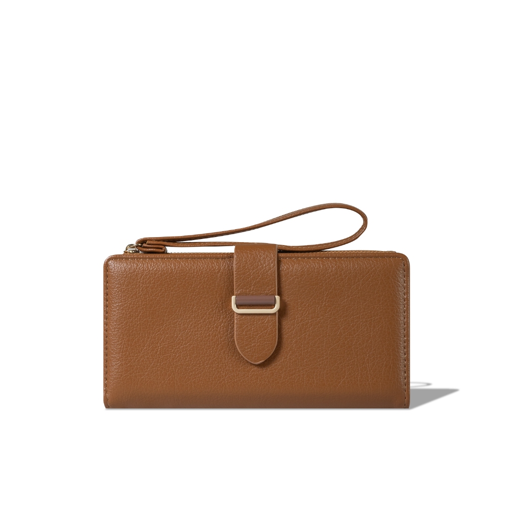 C2 Ferline Brown Leather Wallet - Dompet Kulit Wanita