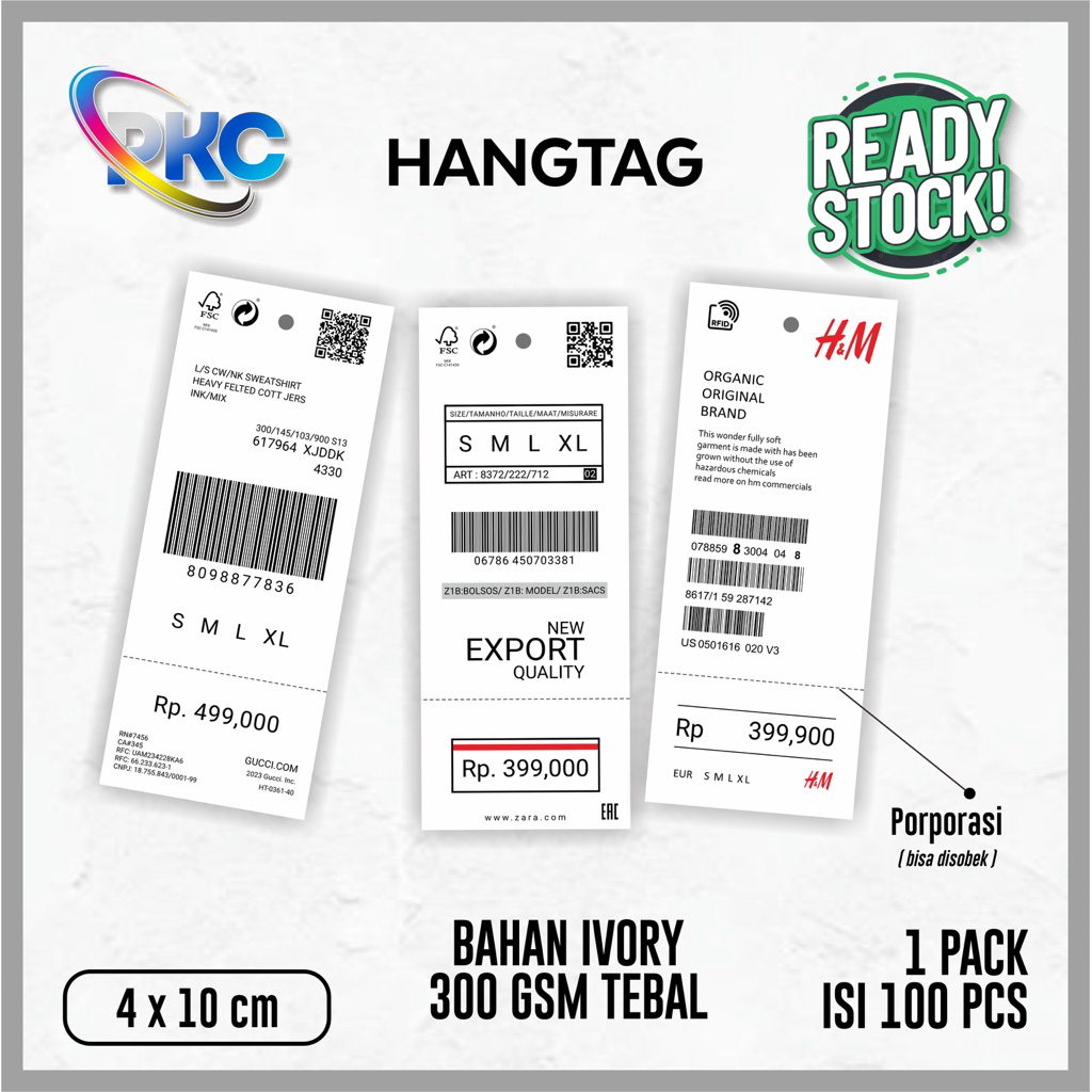 

Hangtag Baju zara murah hang tag uniqlo