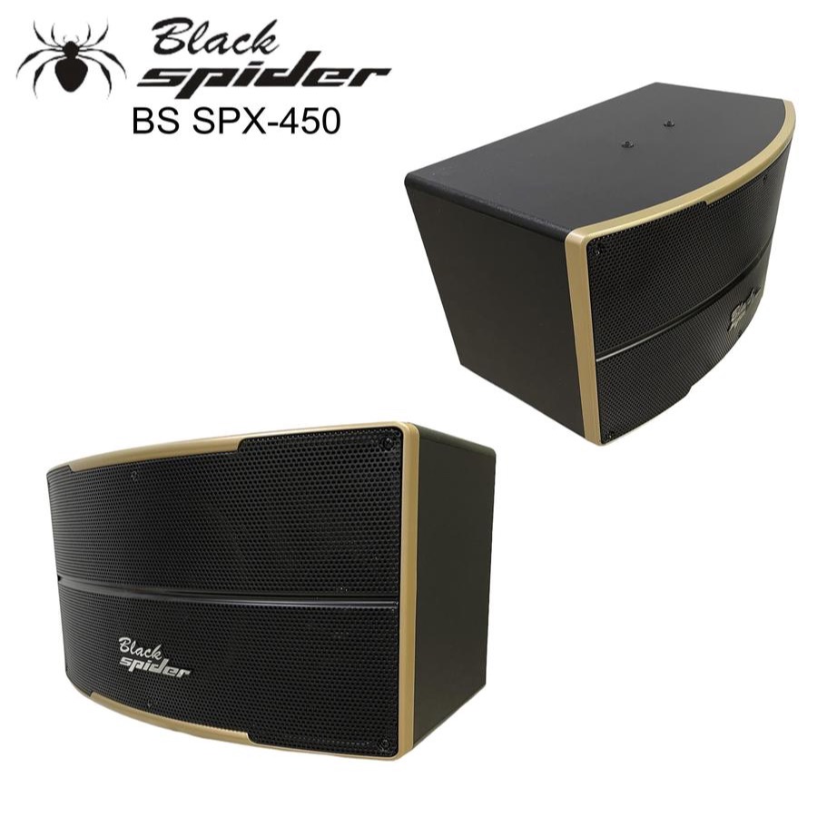 Speaker pasif 10 inch Black Spider BS SPX 450 Original