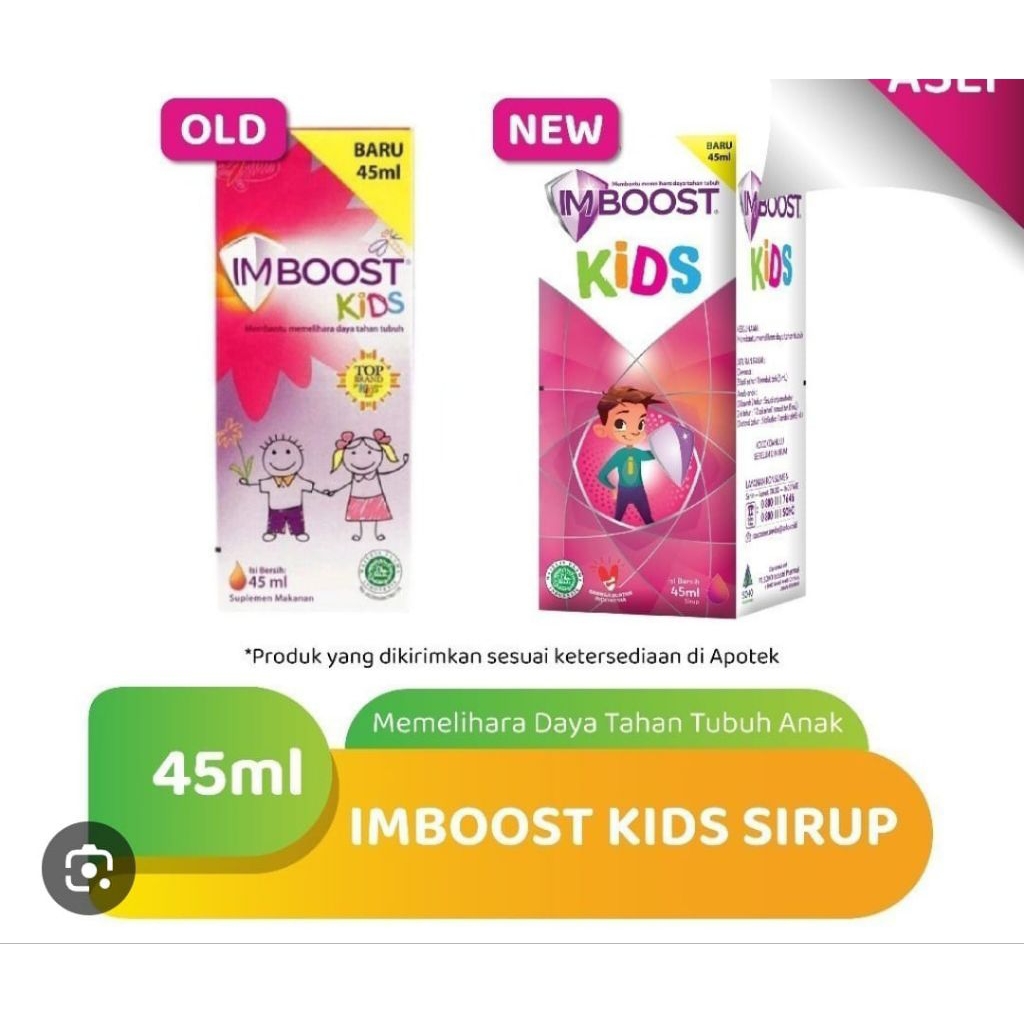 imboost kids vitamin anak / vitamin daya tahan tubuh / imboost syrup