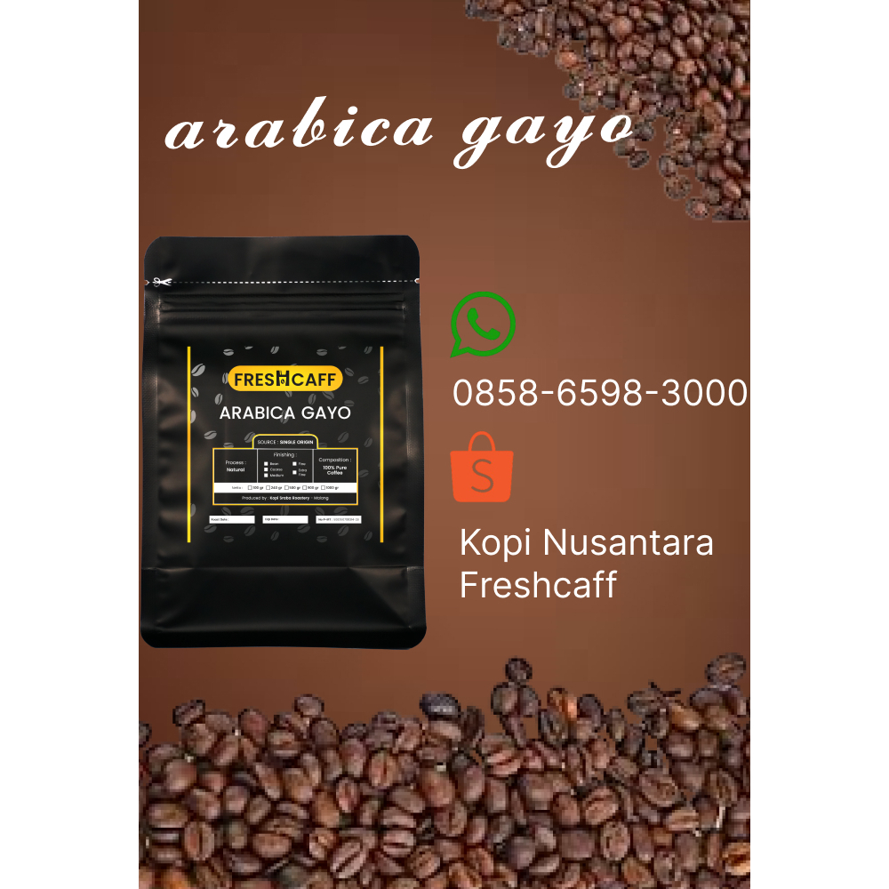 

kopi arabica gayo 250 G