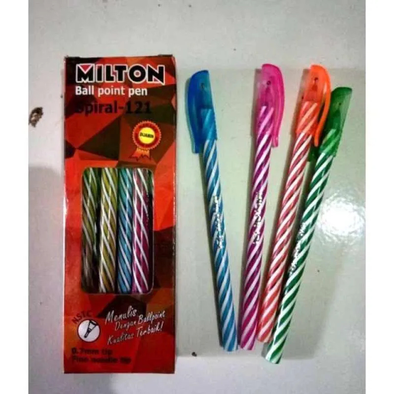 

[PROMO CUCI GUDANG] PULPEN MILTON ULIR SPIRAL-121 0.7mm Ballpoint Pen Alat Tulis