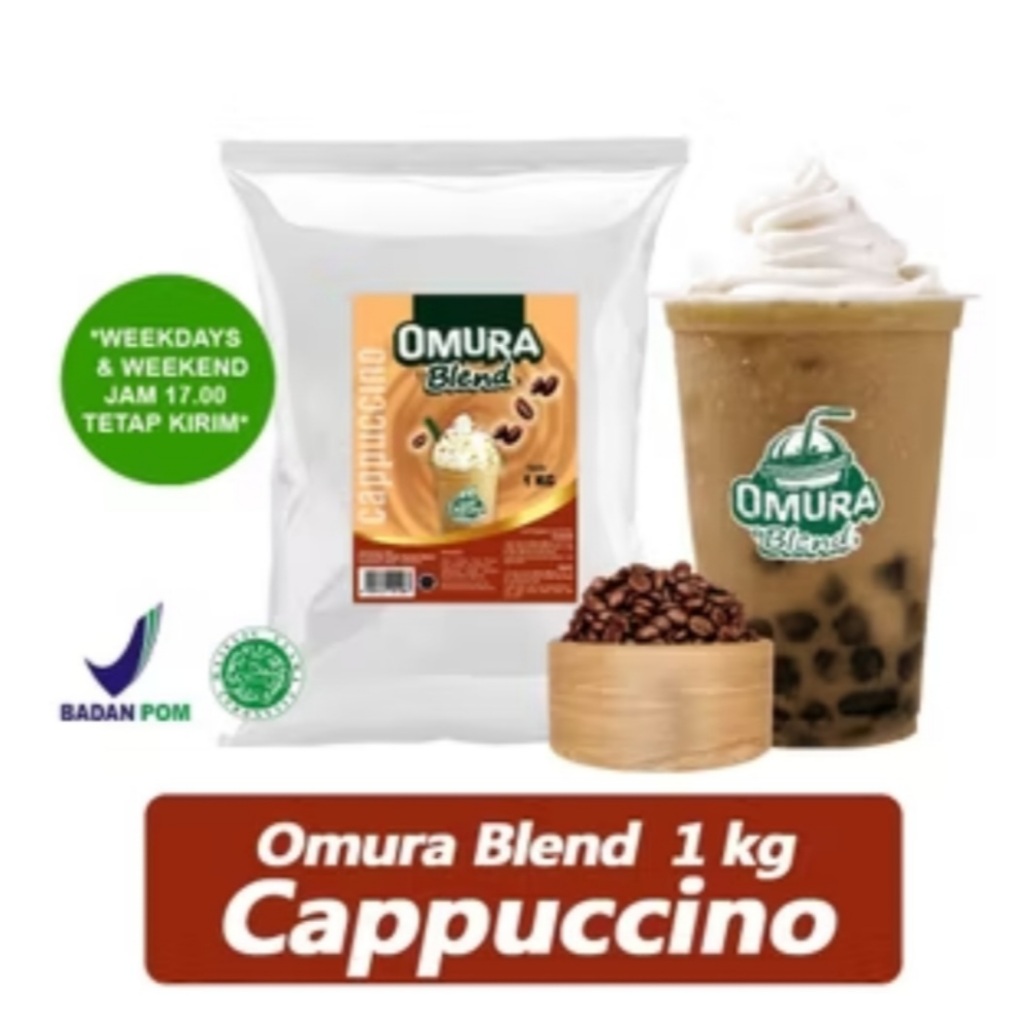 

(BS) Omura Premium Bubuk Minuman 1Kg Rasa Cappucino EXP 2027